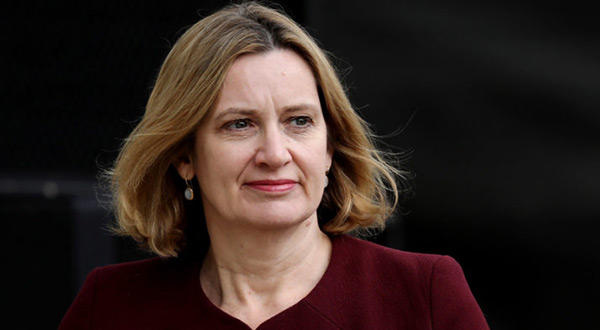UK Home Secretary Amber Rudd
